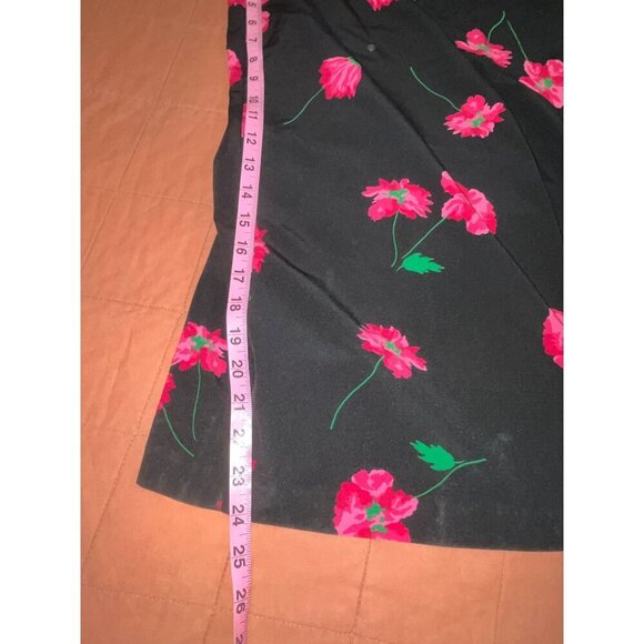 NWT Zara Floral Black Jumpsuit  Women size Large - Picture 9 of 10